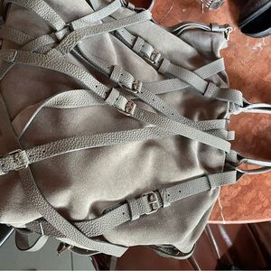 Beautiful gray suede, Alexander Wang handbag